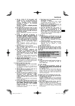 Preview for 37 page of HIKOKI DS18DF Handling Instructions Manual