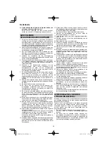 Preview for 38 page of HIKOKI DS18DF Handling Instructions Manual