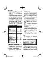 Preview for 42 page of HIKOKI DS18DF Handling Instructions Manual