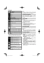 Preview for 56 page of HIKOKI DS18DF Handling Instructions Manual