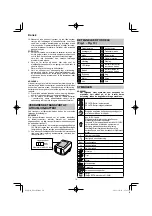 Preview for 70 page of HIKOKI DS18DF Handling Instructions Manual