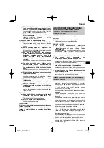 Preview for 83 page of HIKOKI DS18DF Handling Instructions Manual