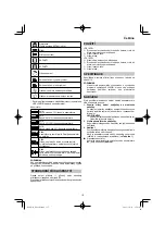 Preview for 117 page of HIKOKI DS18DF Handling Instructions Manual