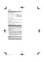 Preview for 120 page of HIKOKI DS18DF Handling Instructions Manual