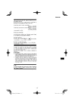 Preview for 135 page of HIKOKI DS18DF Handling Instructions Manual