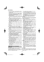 Preview for 138 page of HIKOKI DS18DF Handling Instructions Manual