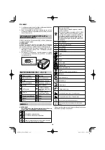 Preview for 168 page of HIKOKI DS18DF Handling Instructions Manual