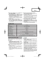 Preview for 19 page of HIKOKI EC 1433H Handling Instructions Manual