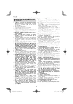 Preview for 84 page of HIKOKI ET 36A Handling Instructions Manual