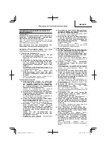 Предварительный просмотр 11 страницы HIKOKI FCJ 65V3 Handing Instructions