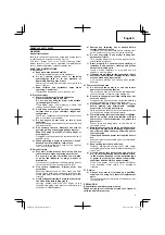 Preview for 3 page of HIKOKI FD 10SA Handling Instructions Manual