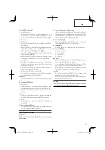 Preview for 11 page of HIKOKI FD 10SA Handling Instructions Manual