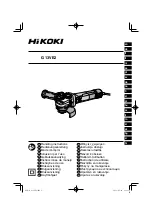 Preview for 1 page of HIKOKI G 13VE2 Handling Instructions Manual