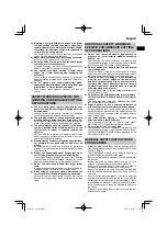 Предварительный просмотр 7 страницы HIKOKI G 13VE2 Handling Instructions Manual