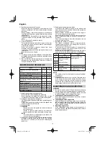 Предварительный просмотр 10 страницы HIKOKI G 13VE2 Handling Instructions Manual