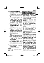 Preview for 13 page of HIKOKI G 13VE2 Handling Instructions Manual