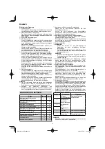 Предварительный просмотр 18 страницы HIKOKI G 13VE2 Handling Instructions Manual