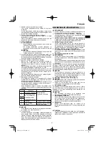 Предварительный просмотр 27 страницы HIKOKI G 13VE2 Handling Instructions Manual