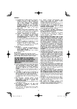 Предварительный просмотр 30 страницы HIKOKI G 13VE2 Handling Instructions Manual