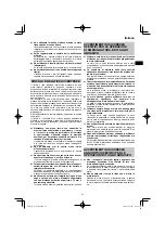 Предварительный просмотр 31 страницы HIKOKI G 13VE2 Handling Instructions Manual