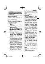 Предварительный просмотр 37 страницы HIKOKI G 13VE2 Handling Instructions Manual