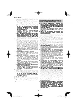 Предварительный просмотр 38 страницы HIKOKI G 13VE2 Handling Instructions Manual