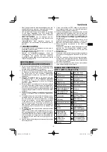 Предварительный просмотр 41 страницы HIKOKI G 13VE2 Handling Instructions Manual