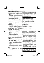 Предварительный просмотр 44 страницы HIKOKI G 13VE2 Handling Instructions Manual