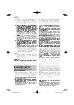 Предварительный просмотр 46 страницы HIKOKI G 13VE2 Handling Instructions Manual