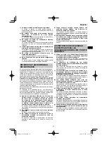 Предварительный просмотр 47 страницы HIKOKI G 13VE2 Handling Instructions Manual