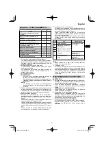 Предварительный просмотр 51 страницы HIKOKI G 13VE2 Handling Instructions Manual