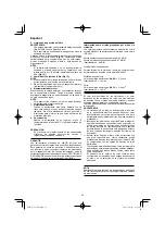 Предварительный просмотр 52 страницы HIKOKI G 13VE2 Handling Instructions Manual