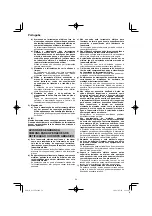 Предварительный просмотр 54 страницы HIKOKI G 13VE2 Handling Instructions Manual