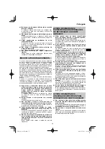 Предварительный просмотр 55 страницы HIKOKI G 13VE2 Handling Instructions Manual