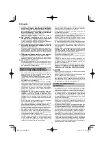 Предварительный просмотр 56 страницы HIKOKI G 13VE2 Handling Instructions Manual