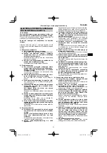 Предварительный просмотр 61 страницы HIKOKI G 13VE2 Handling Instructions Manual