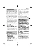 Предварительный просмотр 63 страницы HIKOKI G 13VE2 Handling Instructions Manual