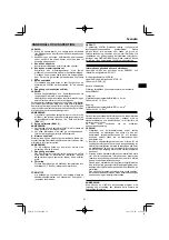 Предварительный просмотр 67 страницы HIKOKI G 13VE2 Handling Instructions Manual