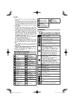 Предварительный просмотр 72 страницы HIKOKI G 13VE2 Handling Instructions Manual