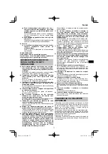 Предварительный просмотр 77 страницы HIKOKI G 13VE2 Handling Instructions Manual