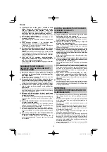 Предварительный просмотр 78 страницы HIKOKI G 13VE2 Handling Instructions Manual