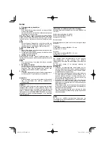 Предварительный просмотр 82 страницы HIKOKI G 13VE2 Handling Instructions Manual