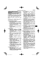 Предварительный просмотр 83 страницы HIKOKI G 13VE2 Handling Instructions Manual