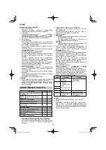 Предварительный просмотр 88 страницы HIKOKI G 13VE2 Handling Instructions Manual