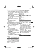 Предварительный просмотр 89 страницы HIKOKI G 13VE2 Handling Instructions Manual