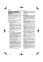 Предварительный просмотр 90 страницы HIKOKI G 13VE2 Handling Instructions Manual