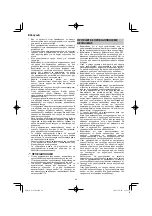 Предварительный просмотр 94 страницы HIKOKI G 13VE2 Handling Instructions Manual