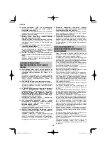 Предварительный просмотр 102 страницы HIKOKI G 13VE2 Handling Instructions Manual