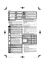 Предварительный просмотр 104 страницы HIKOKI G 13VE2 Handling Instructions Manual