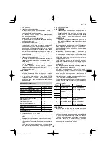 Предварительный просмотр 105 страницы HIKOKI G 13VE2 Handling Instructions Manual